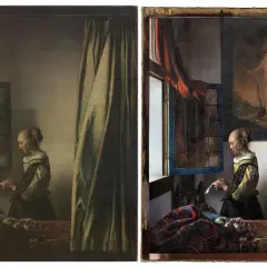 Vermeer's 'Meisje dat een brief leest' toont een vrouw bij het raam, verdiept in een brief. De liefdesbrief vermeer is het middelpunt van haar aandacht.