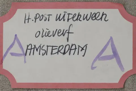 H. Post Uiterweer, brieven uit Amsterdam.