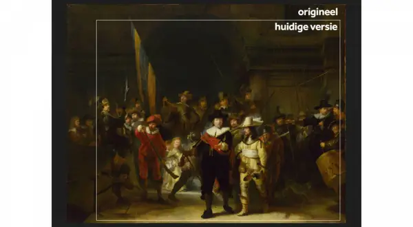 Rembrandt's Nachtwacht: een levendige groep schutters in actie. De vraag is: hoe lang heeft Rembrandt over de Nachtwacht gedaan?
