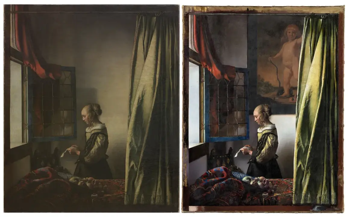 Vermeer's 'Meisje dat een brief leest' toont een vrouw bij het raam, verdiept in een brief. De liefdesbrief vermeer is het middelpunt van haar aandacht.