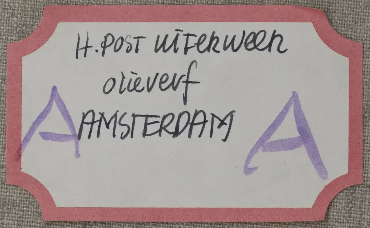 H. Post Uiterweer, brieven uit Amsterdam.