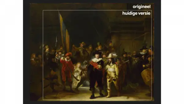 Rembrandt's Nachtwacht: een levendige groep schutters in actie. De vraag is: hoe lang heeft Rembrandt over de Nachtwacht gedaan?